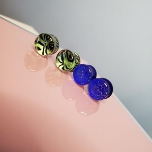 Set of Glass Plugs